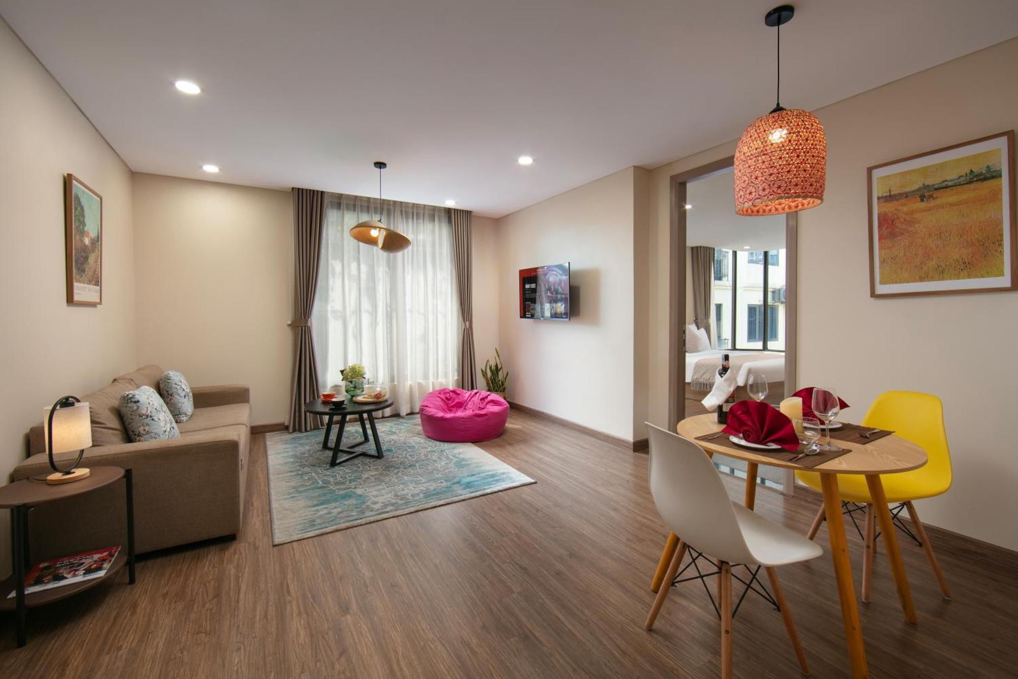 Hb Serviced Apartment - Lac Long Quan 河内 外观 照片