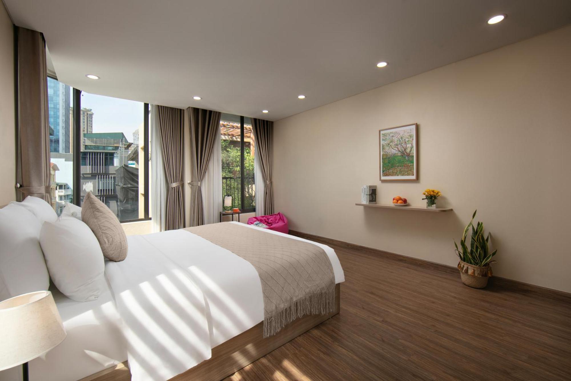 Hb Serviced Apartment - Lac Long Quan 河内 外观 照片