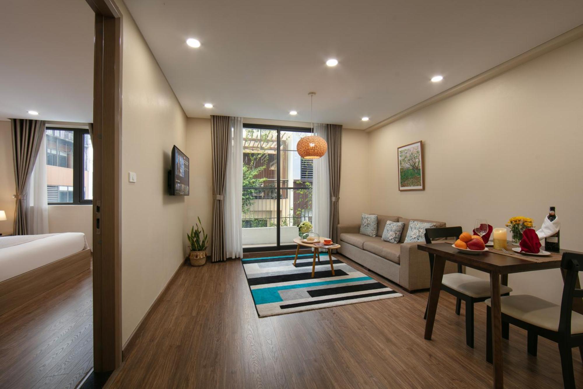 Hb Serviced Apartment - Lac Long Quan 河内 外观 照片