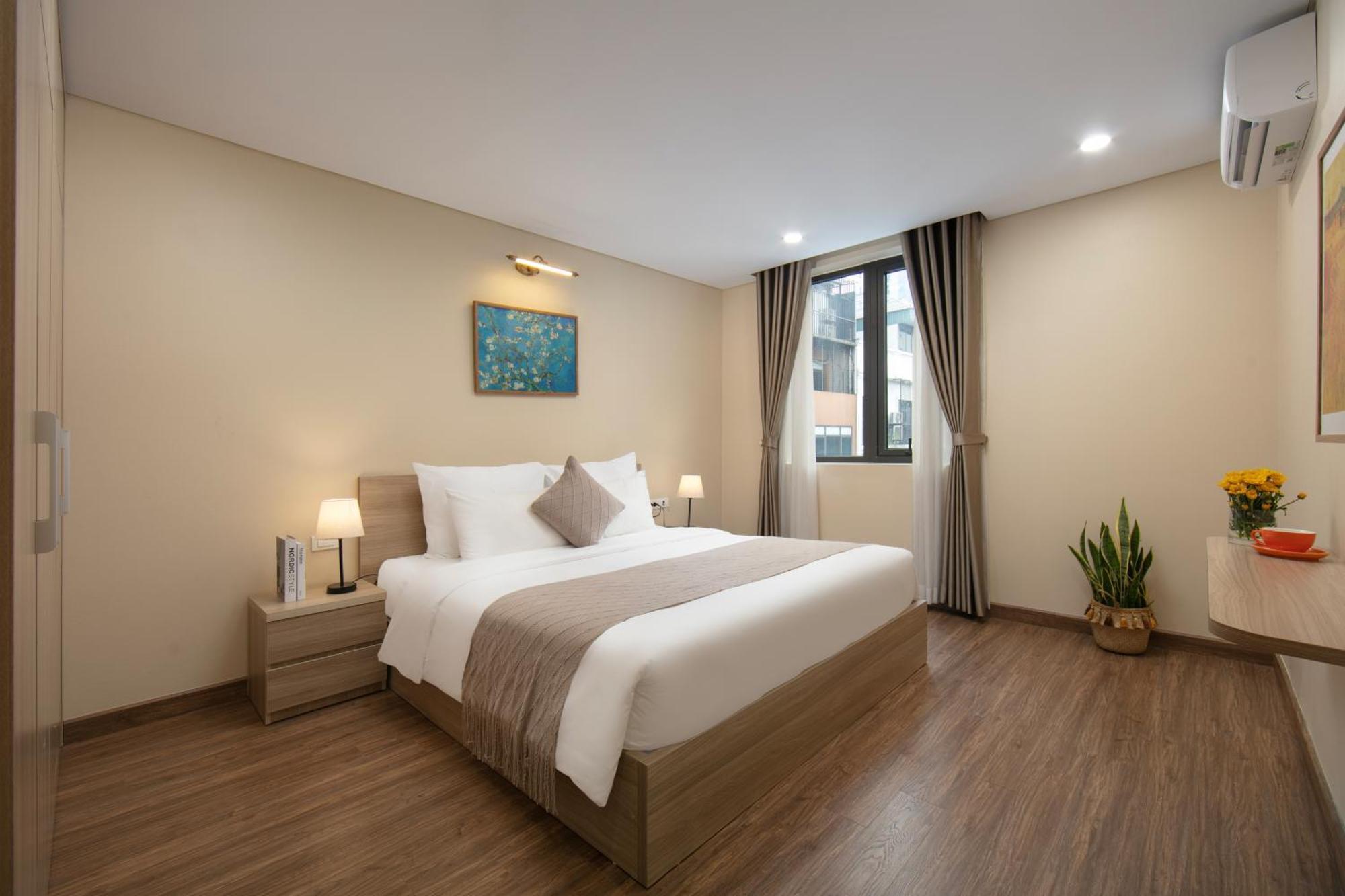 Hb Serviced Apartment - Lac Long Quan 河内 外观 照片