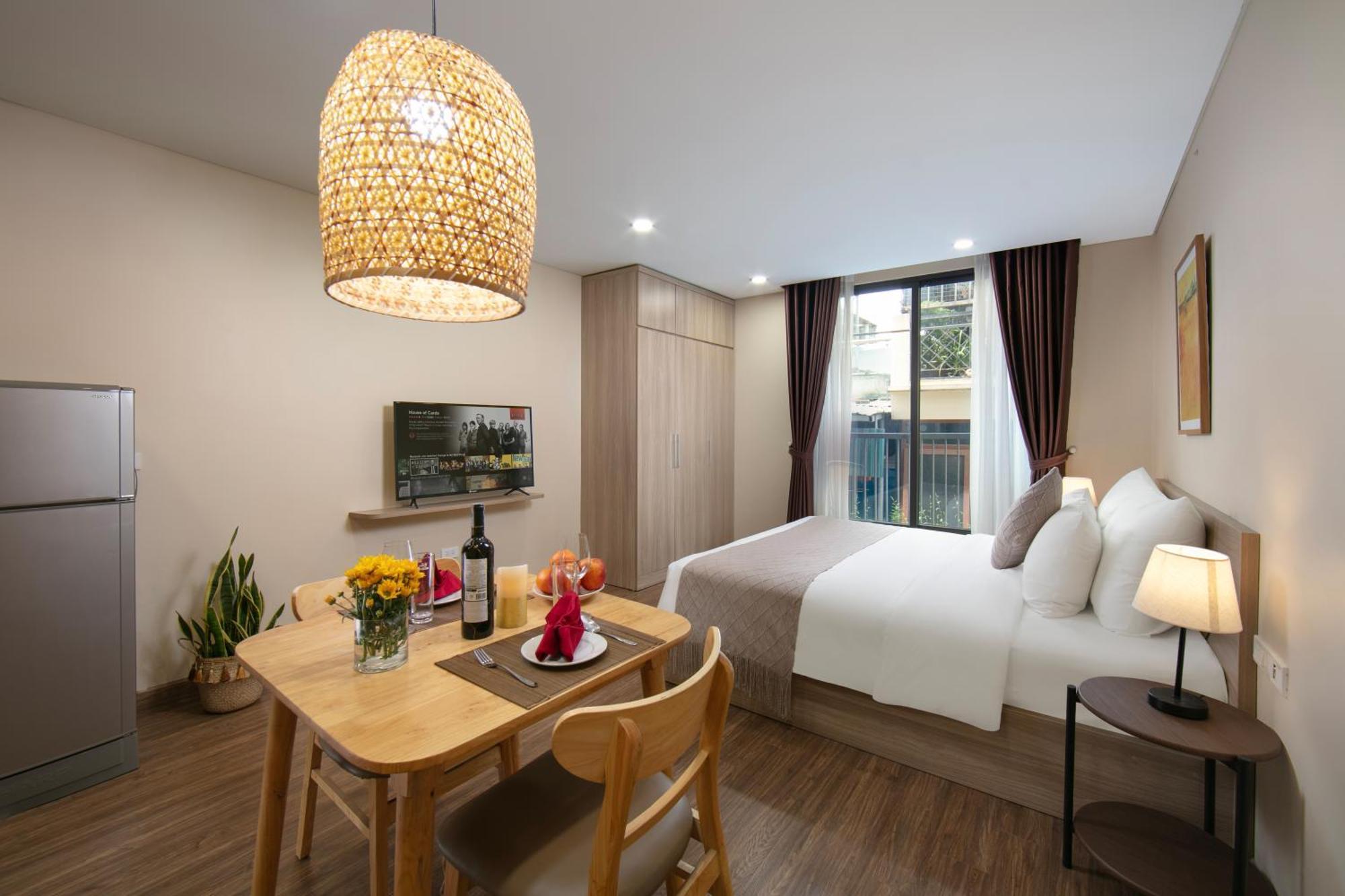Hb Serviced Apartment - Lac Long Quan 河内 外观 照片