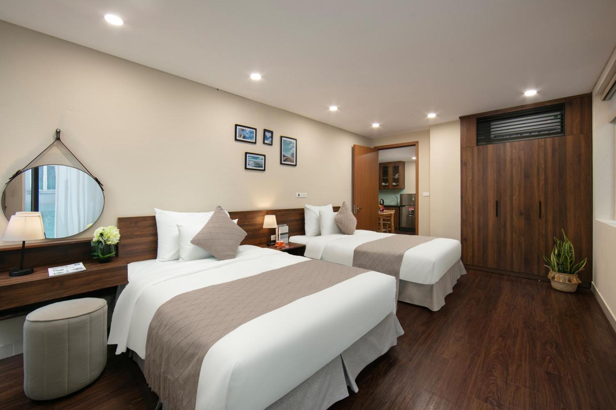 Hb Serviced Apartment - Lac Long Quan 河内 外观 照片