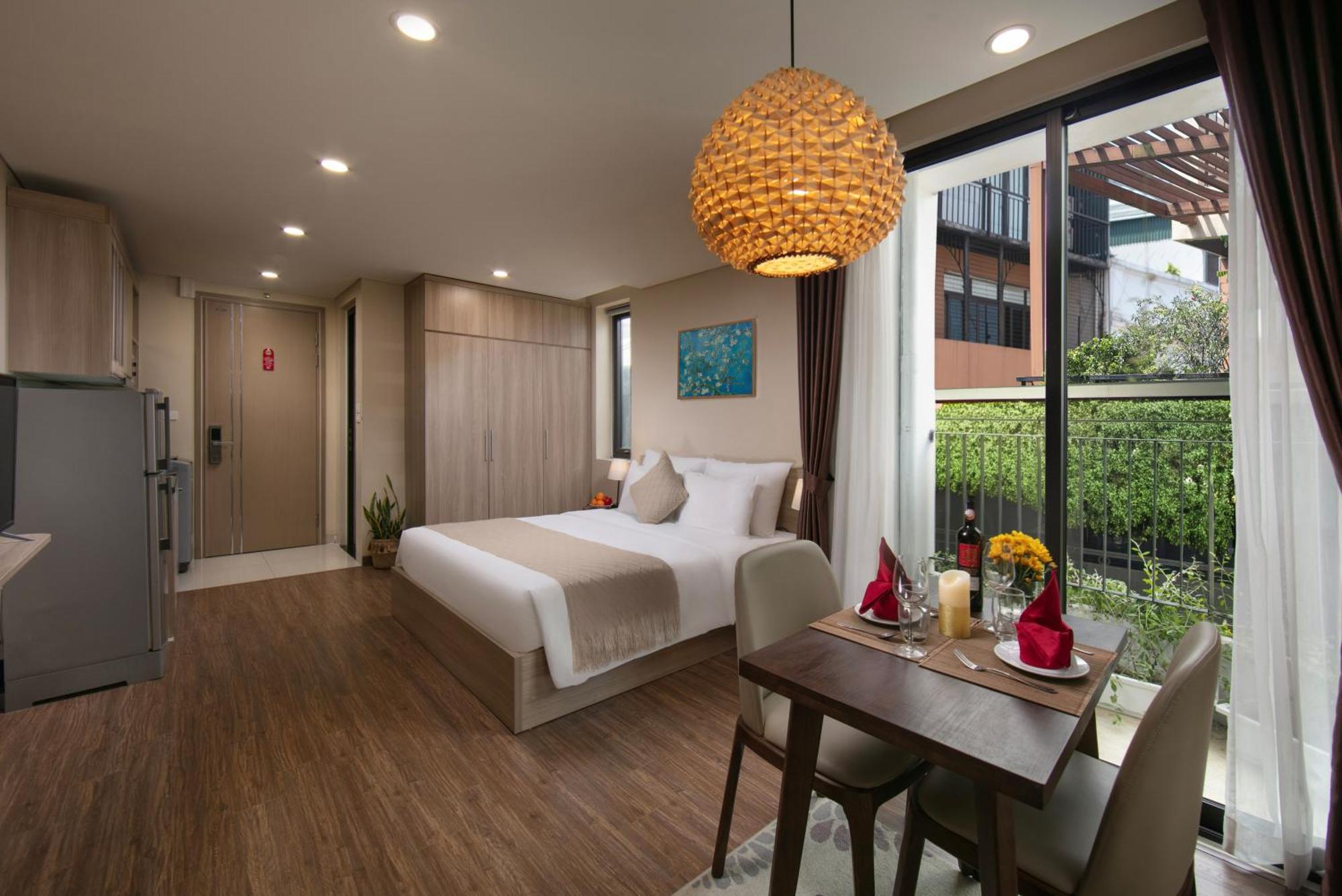 Hb Serviced Apartment - Lac Long Quan 河内 外观 照片